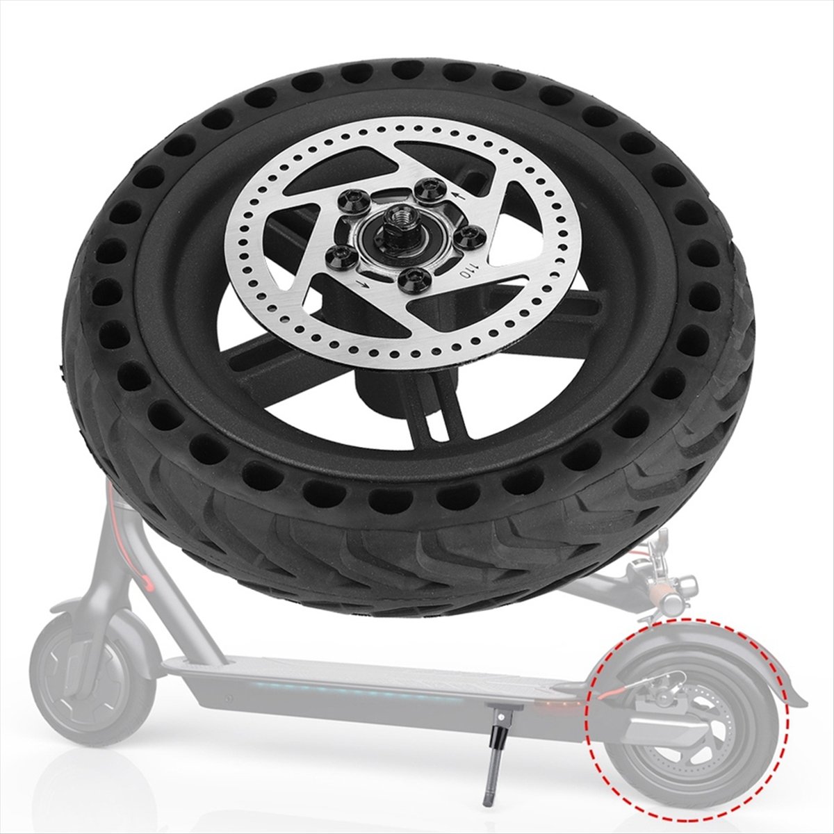 (ABYM) Rear Tire Wheel Hub Tyr - Xiaomi Hub Mijia Hub review and price